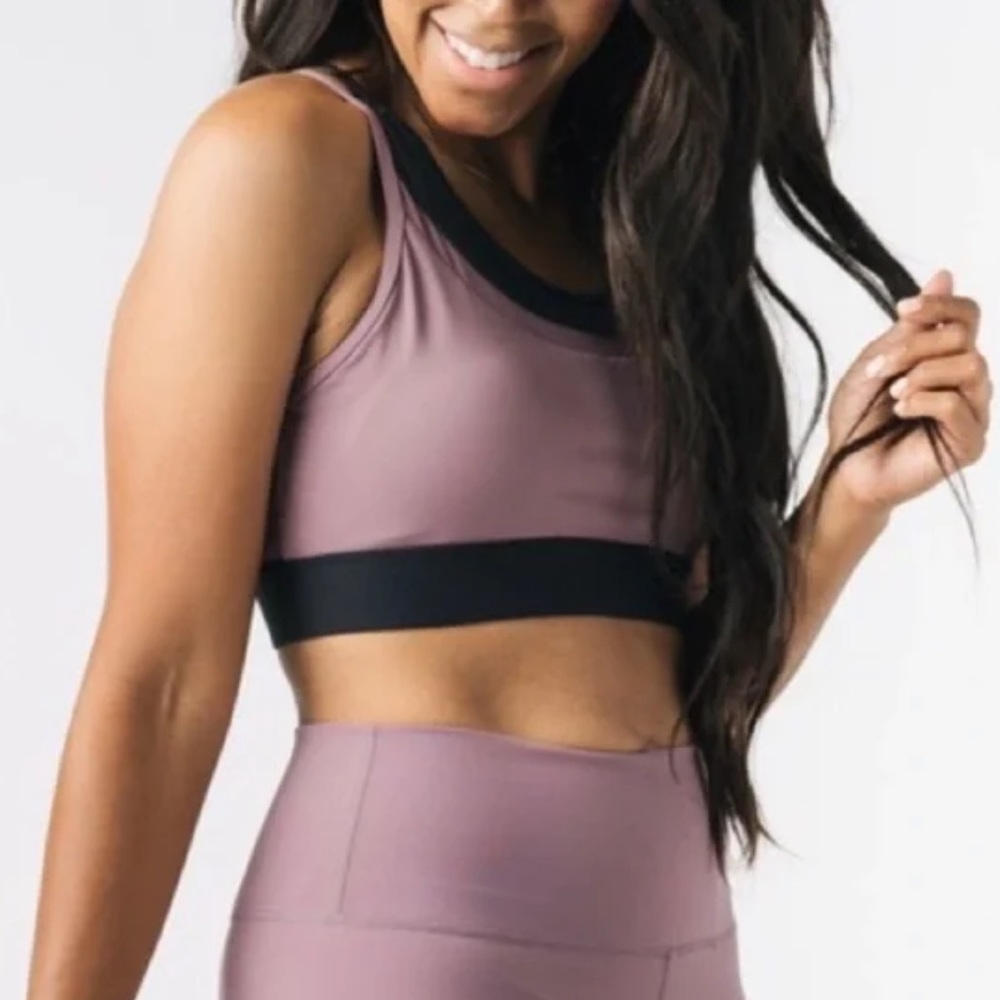 Zyia Active Lilac Clasp‎ Sports Bra XS